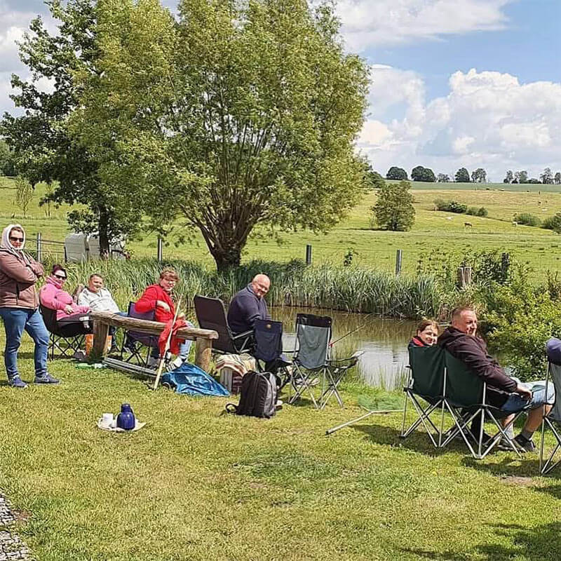 Teiche zur Fischaufzucht und zum Angeln - der Peenehof in Mecklenburg-Vorpmmern