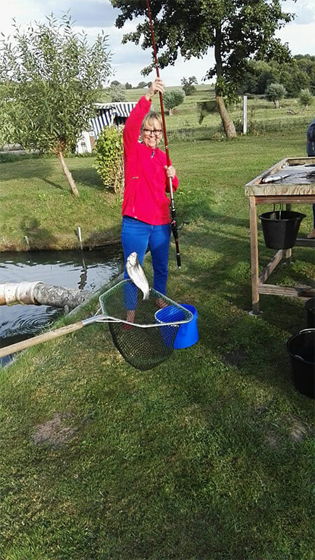 Angelteiche auf dem Peenehof - Peenehof Köppen in Mecklenburg-Vorpmmern